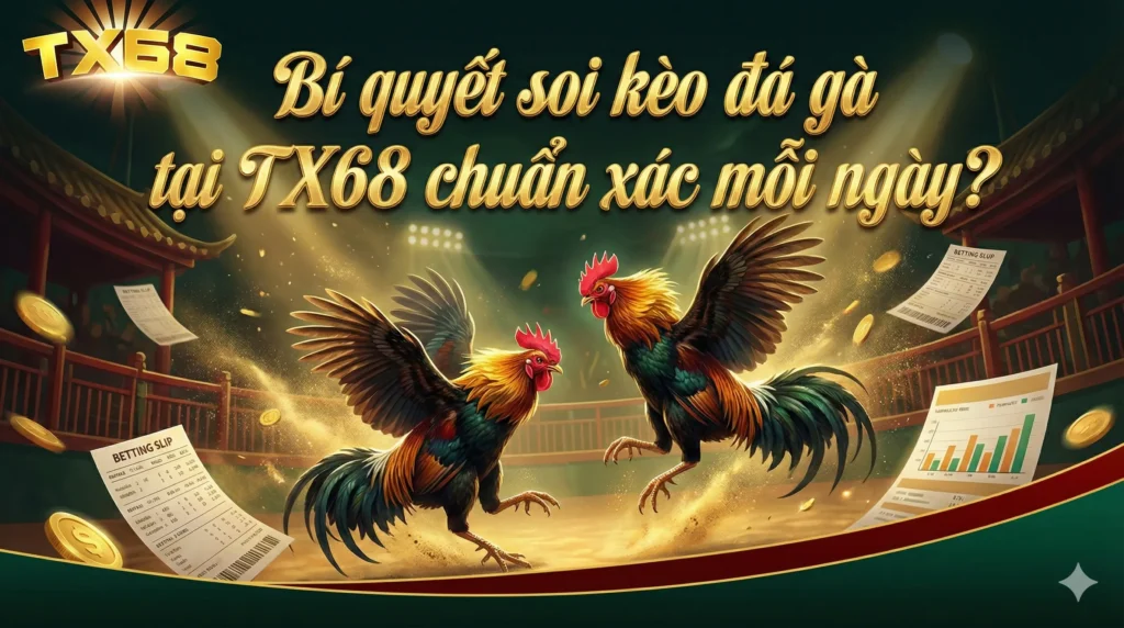 Bí quyết soi kèo đá gà tại TX68 chuẩn xác mỗi ngày