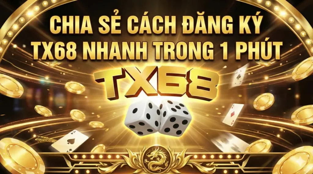 Chia sẻ cách đăng ký TX68 nhanh trong 1 phút