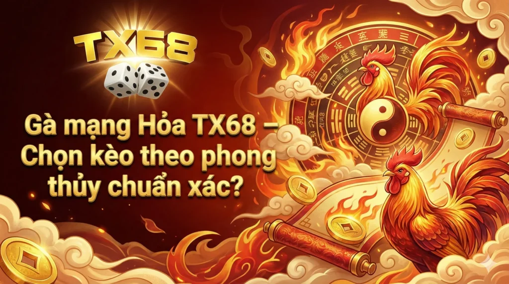 Gà mạng Hỏa TX68 – Chọn kèo theo phong thủy chuẩn xác