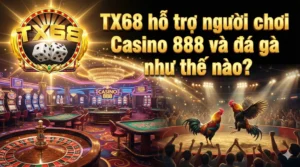 TX68 hỗ trợ người chơi Casino 888 và đá gà như thế nào?