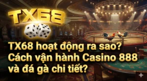 TX68 hoạt động ra sao? Cách vận hành Casino 888 và đá gà chi tiết
