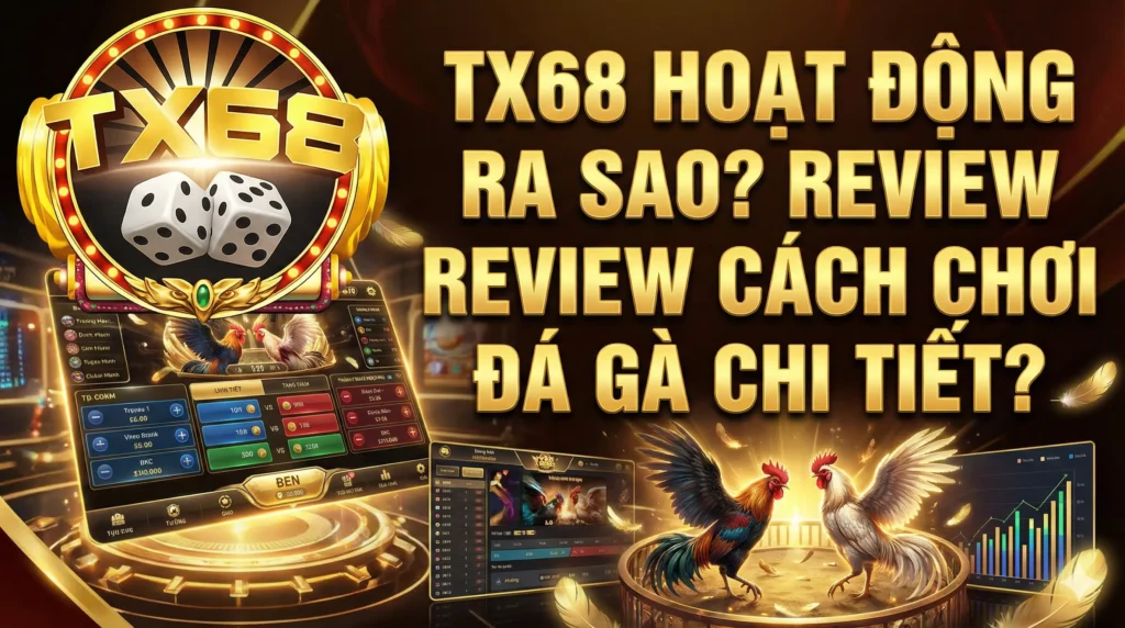 TX68 hoạt động ra sao? Review cách chơi đá gà chi tiết