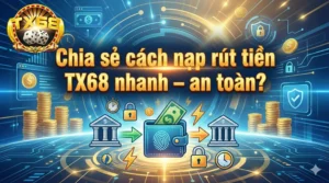 Chia sẻ cách nạp rút tiền TX68 nhanh – an toàn