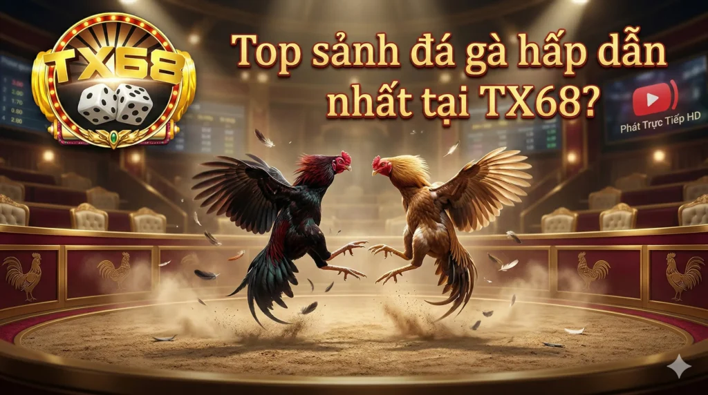 Top sảnh đá gà hấp dẫn nhất tại TX68